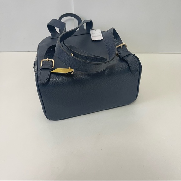 Lot / Set Of 3 Coach Plaid Pieces / Backpack, Crossbody & Wristlet/ New With Tag - Picture 12 of 16